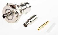 b6721e1-nt3g-5-50 Amphenol RF, Jack Panel Mount BNC Connector, 50Ω, Crimp Termination, Straight Body