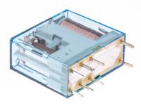 405290240000 Finder PCB Mount Power Relay, 24V dc Coil, 8A Switching Current, DPDT