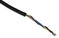 232-8906 RS PRO Male 9 Pin mini-DIN to Unterminated Black DIN Cable 2m