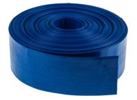 235-7471 RS PRO PVC, Hose Pipe, 52mm ID, 55.3mm OD, Blue, 20m