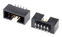 72454-010lf Amphenol Communications Solutions Quickie Series Straight Surface PCB Header, 10 Contact(s), 2.54 mm Pitch, 2 Row,