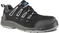 pm4040-06 Rockfall PM4040 Unisex Black Toe Capped Safety Trainers, UK 6, EU 39