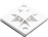 151-10904 HellermannTyton Self Adhesive Natural Cable Tie Mount 20 mm x 20mm, 4mm Max. Cable Tie Width