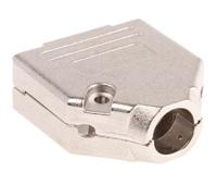 mhdtzk15-ra-k MH Connectors MHDTZK-RA Series Zinc D Sub Backshell, 15 Way, Strain Relief
