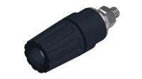 pki-110-black Hirschmann Test & Measurement 35A, Black Binding Post With Brass Contacts and Nickel Plated