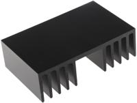 271-858 RS PRO Heatsink, Universal Rectangular Alu, 1.2K/W, 75 x 120 x 37mm
