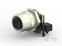 t4145435051-001 TE Connectivity Circular Connector, 5 Contacts, Cable, M12 Connector, Socket, Female, IP7x, IP6X, T4145 Series