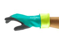 58735100 Ansell AlphaTec Green Acrylic Nitrile Work Gloves, Size 10, Nitrile Coating