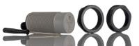ca30can25pam1 Carlo Gavazzi Capacitive Threaded Barrel Proximity Sensor, M30, 25 mm Detection, PNP NO+NC, 10 → 40 V dc
