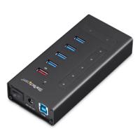 hb30c5a2cst StarTech.com 7 Port USB 3.0 USB A, USB C  Hub, AC Adapter Powered, 130 x 60 x 26mm