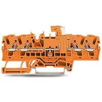 2002-1872 WAGO  TOPJOB S Series Orange, 2.5mm², 1-Level, Push In Termination, ATEX, CSA, IECEx