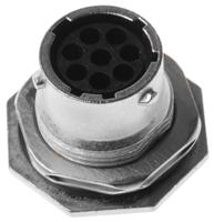 ut07128sh6 Souriau Sunbank by Eaton, UTO 8 Way Panel Mount MIL Spec Circular Connector Receptacle, Socket Contacts,Shell Size 12,