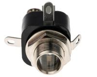 klb-3 Lumberg Jack Connector 6.35 mm Panel Mount Stereo Socket, 3Pole 2A