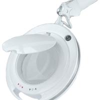 136-3722 RS PRO LED Magnifying Lamp with Table Clamp Mount, 3 dpt, 5dioptre, 125mm Lens Dia., 125mm Lens