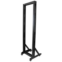 2postrack42 StarTech.com Black 42U Steel Server Rack , with 2-Post Frame