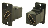 282-824 RS PRO 35.5 mm x 19 mm x 31 mm 2 Way Female to Female HDMI Connector 40 V ac