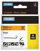 18436 Dymo Black on Orange Label Printer Tape, 5.5 m Length, 19 mm Width