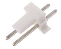 640454-2 TE Connectivity MTA-100 Series Straight Through Hole Pin Header, 2 Contact(s), 2.54 mm Pitch, 1 Row, Unshrouded