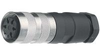t-3636-002 Amphenol Industrial Connector, 12 Contacts, Cable, Socket, Female, IP40, C 091 A Series