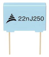 b32520c1105k000 EPCOS B32520 Polyester Film Capacitor, 63 V ac, 100 V dc, ±10%, 1μF, Through Hole