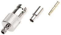 b6121e1-nd3g-5-50 Amphenol RF, Jack Cable Mount BNC Connector, 50Ω, Crimp Termination, Straight Body