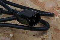 123-0951 RS PRO Straight IEC C15 Socket to Straight IEC C14 Plug Power Cord, 1m