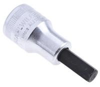 03050008 STAHLWILLE 1/2 in Drive Bit Socket, Hex Bit, 8mm, 60 mm Overall Length