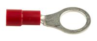613-9299 RS PRO Insulated Ring Terminal, M8 Stud Size, 0.5mm² to 1.5mm² Wire Size, Red