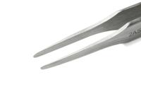 2asa Weller Erem 120 mm, Stainless Steel, Flat; Rounded, Tweezers