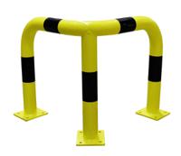 174-5900 RS PRO Black & Yellow Steel Protection Barrier
