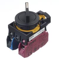 cw1s-21le11 Idec Spring Return Selector Switch - (SPDT) 22mm Cutout Diameter 2 Positions