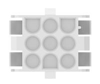 927231-3 TE Connectivity, Universal MATE-N-LOK Female Connector Housing, 6.35mm Pitch, 9 Way, 3 Row
