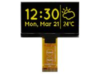 mcot128064h1v-ym Midas 2.42in Yellow Passive matrix OLED Display 128 x 64pixels TAB I2C, Parallel, SPI Interface