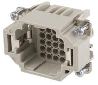 11285000 EPIC Heavy Duty Power Connector Insert, 10A, Male, H-DD Series, 25 Contacts