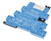 393100600060 Finder 39 Series Interface Relay Module, DIN Rail Mount, 60V ac/dc Coil, SPDT, 1-Pole, 6/10A Load