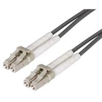 fodlc-cl-01 L-Com LC to LC OM1 Multi Mode OM1 Fibre Optic Cable, Grey, 1m