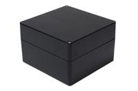 1590zgrp235bk Hammond 1590ZGRPBK Series Black Fibreglass Reinforced Polyester Enclosure, IP66, 255 x 251 x 161mm