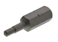265-8316 RS PRO Hexagon Screwdriver Bit, 2.5mm Tip, 1/4 in Drive, 25mm Overall