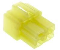 172133-1 TE Connectivity, FASTON .250 4 Way Nylon Crimp Terminal Housing, Natural