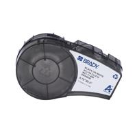 m21-11-499 Brady B-499 Black on Black on White Label Printer Label, 19.05 mm Width