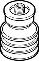 ess-20-cs Festo 20mm Bellows Silicon Suction Cup ESS-20-CS