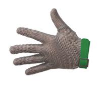0gcm1321000000 Manulatex GCM Green Stainless Steel Puncture & Tear Resistant Gloves, Size XS