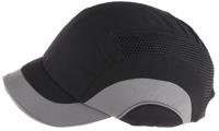 abs000-005-000 JSP Black Short Peaked Safety Cap, HDPE Protective Material