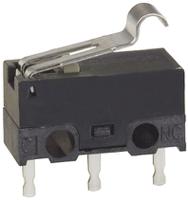 d2f-fl3 Omron Simulated Roller Lever Micro Switch, PCB Terminal, 1 A @ 125 V ac, SPDT, IP40