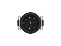 464676-e ERNI Circular Connector, 8 Contacts, Board, M12 Connector, Plug, Male, IP65, IP67, M12 Connector Series