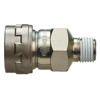 kk130s-01ms SMC Steel Male Pneumatic Quick Connect Coupling, R 1/8 Male Threaded