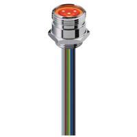 11624-rsf-30135-01 Lumberg Automation Circular Connector, 3 Contacts, Front, 7/8 in Connector, Plug, Male, IP68, RSF Series