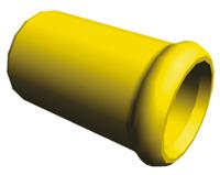 328309 TE Connectivity, PIDG  Spare Wire Cap Splice Connector, Yellow, Insulated, Tin 12 → 10 AWG