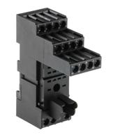 pt78742-1-1415526-1 TE Connectivity 4 Pin 240V ac DIN Rail Relay Socket, for use with PT5 Series