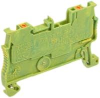 3208139 Phoenix Contact  PT 1.5/S-PE Series Green/Yellow, 0.14 → 1.5mm², Single-Level, Push In Termination, ATEX